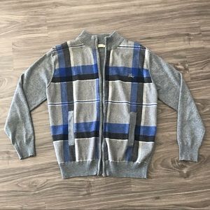 Burberry Plaid Cardigan Size L